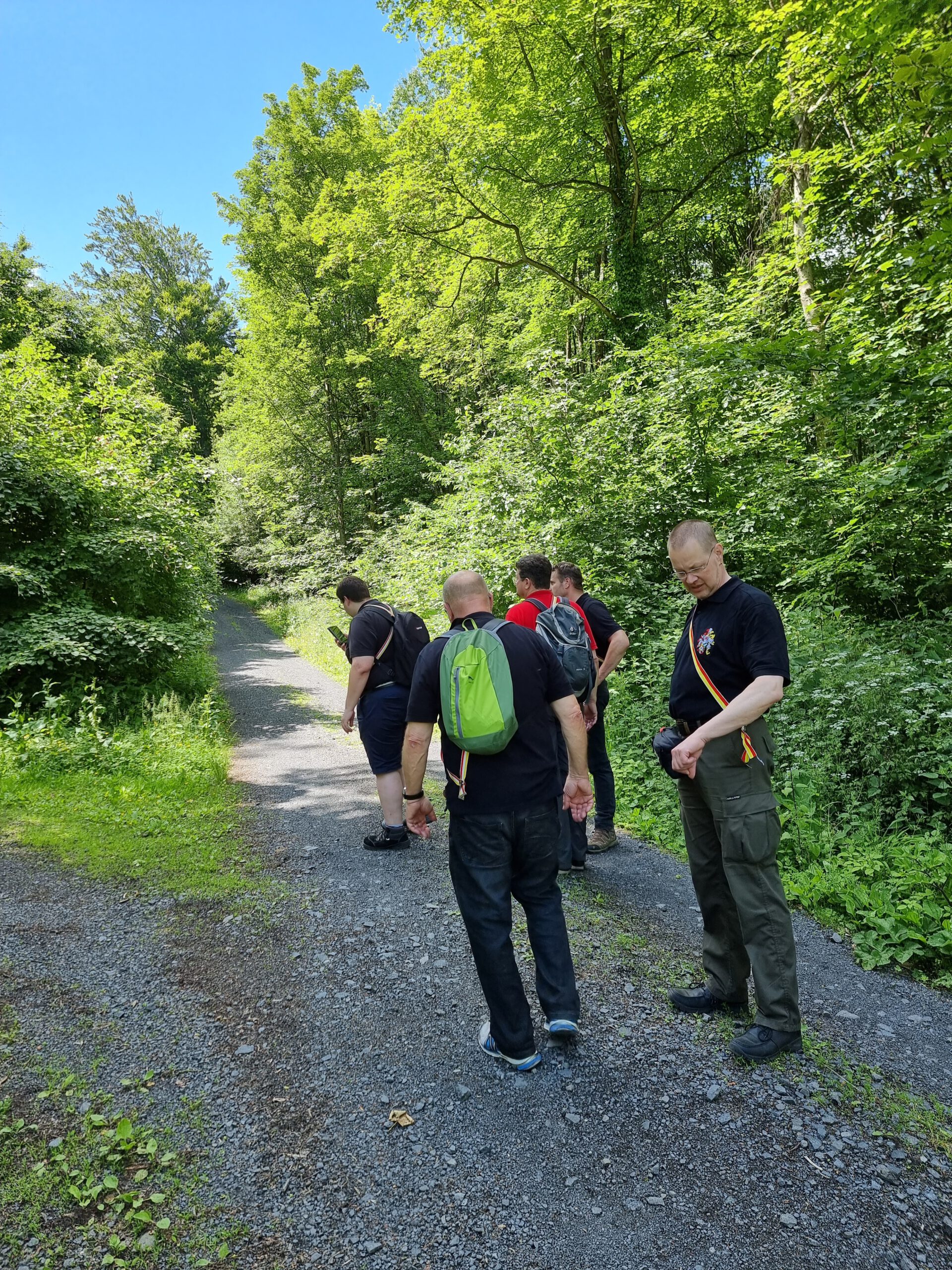 Auf Wanderung